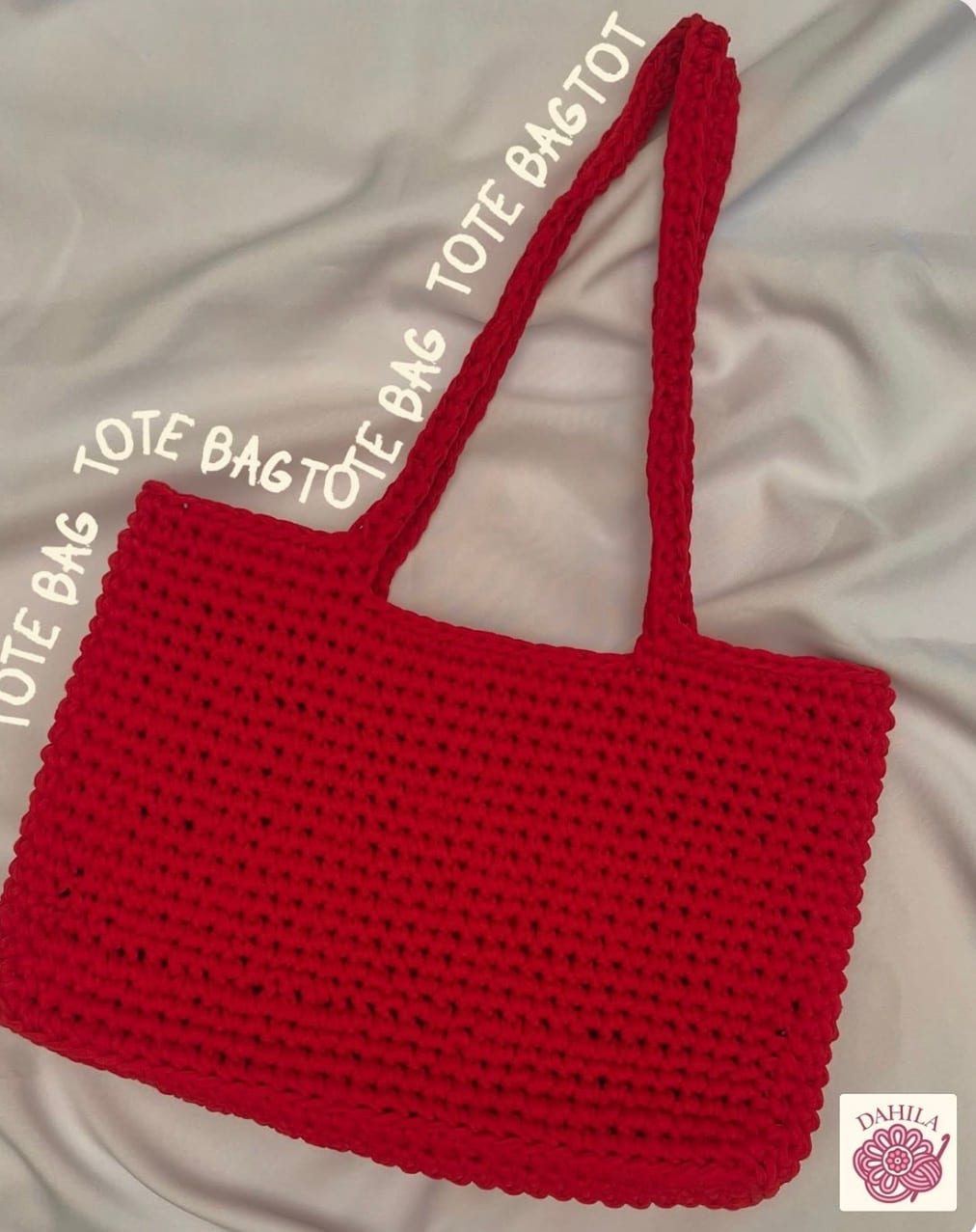 BOLSO de estudiante — pieza de crochet tejida a mano por Dahila